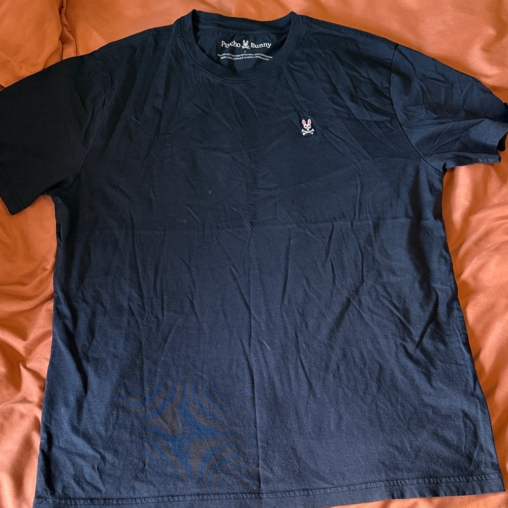 Psycho Bunny Men's Dark Blue Short Sleeve Tee
